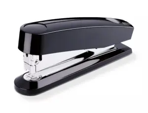 Novus B 7A Grapadora Automática de Sobremesa + Caja de 200 Grapas 24/6 - Grapa hasta 30 Hojas - Color Negro