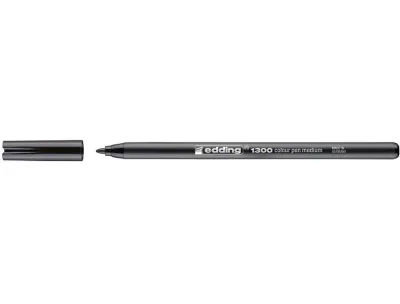 Edding 1300 Rotulador Punta Redonda 2 mm Tinta Base Agua Color Negro