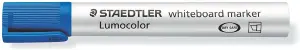 Staedtler Lumocolor 351 Marcador para Pizarra Blanca Punta Biselada 2-5mm Color Azul