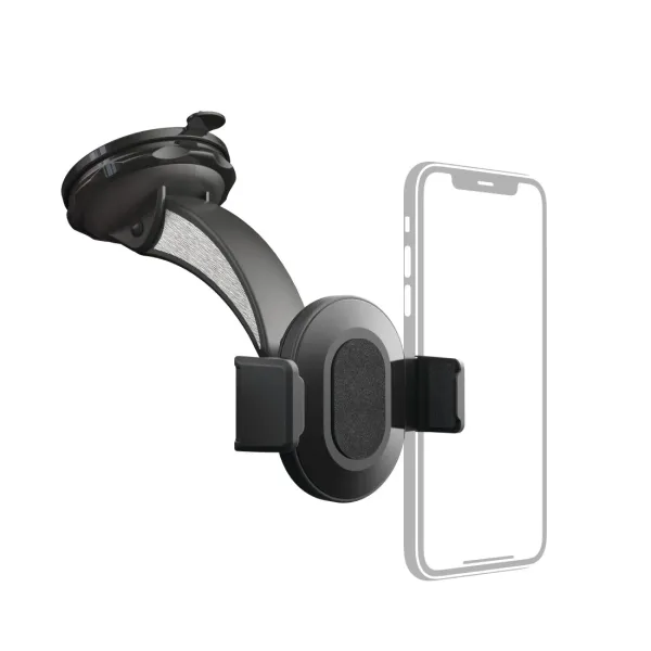 Hama Move Soporte de Coche para Smartphone con Ventosa para Parabrisas, Negro, 5.5-8.5cm