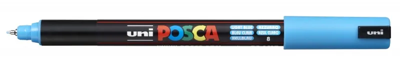 Posca Marcador PC-1MR No Permanente Punta Extrafina 0.7mm Azul Claro