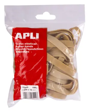 Apli Goma Elástica Marrón Caucho 200X10mm 100g