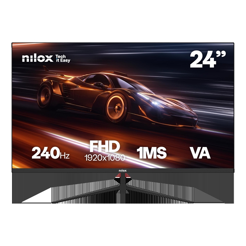Nilox Nxm24Fhd2401 Monitor 24" Va 240Hz Hdmi Dp