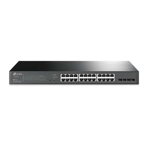 Tp-Link Omada Switch Smart Gigabit Jetstream - 24 Puertos Poe+ - 4 Ranuras Sfp - Montaje En Rack
