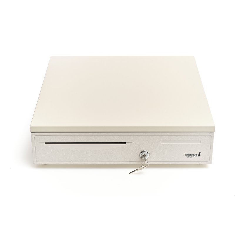Iggual Cajón Portamonedas Iron-50W 42Cm 5+8 Blanco