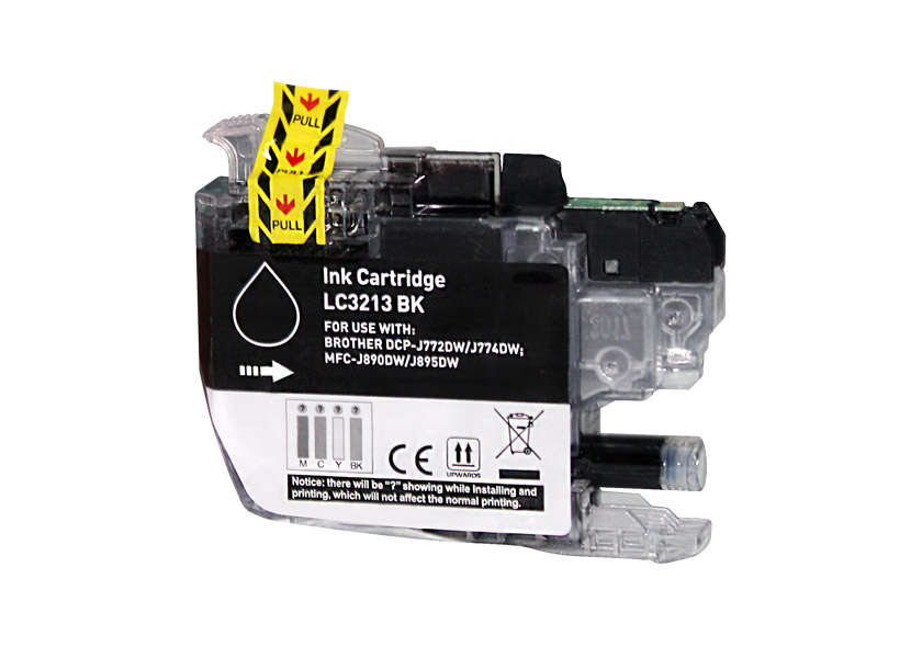 Brother Lc3213/Lc3211 Negro Cartucho De Tinta Generico - Reemplaza Lc3213Bk/Lc3211Bk