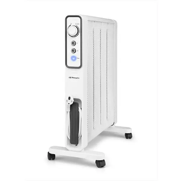 Orbegozo RMN 2000 Radiador de Mica Eficiente, Silencioso y Portátil con Termostato Regulable