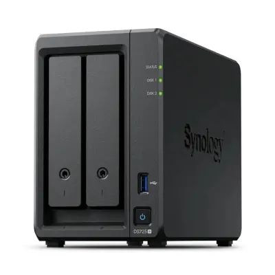 Synology DS725+ NAS 2-Bay DiskStation 1x 2.5Gb 1x Gb Ethernet