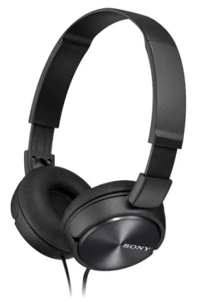 HEADSET SONY MDR-ZX310AP COMPACTOS MICROFONO INTEGRADO CABLE 1.2m NEGRO JACK 3.5 CONTROL REMOTO

