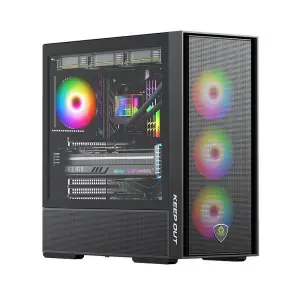 Keep Out Caja M-Atx KO XC-805 MESH ARGB USB3 Black