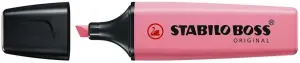 Stabilo Marcador Fluorescente Boss Original Rosa Cerezo En Flor