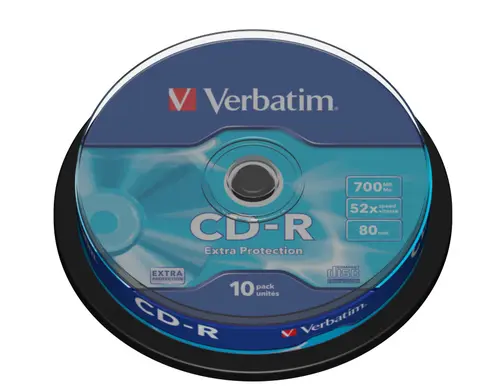 Verbatim Cd-R, 700Mb, 52X, 10 Pack Spindle, Superficie Extra Protection