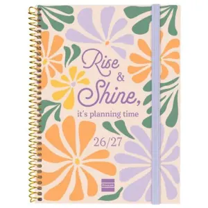 FINOCAM AGENDA SECUNDARIA PARA ESTUDIANTES ESPIRAL 4º-155X212MM SVH SHINE CURSO 2026-2027