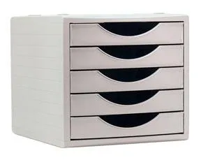 Archivo 2000 Módulo Archivotec 5 Cajones Formato DIN A4 340x270x260 mm Gris
