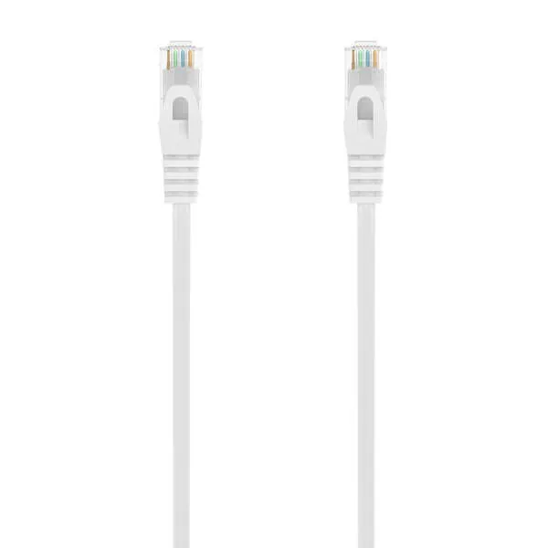 Aisens Cable De Red Latiguillo Rj45 Lszh Cat.6A 500 Mhz Utp Awg24 - 0.50M - Libre De Halogenos - 10 Gigabit/S - Color Blanco