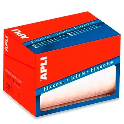 Apli Etiquetas Para Precios 31X100Mm Escritura Manual C/Romos Rollo De 500 Blanco