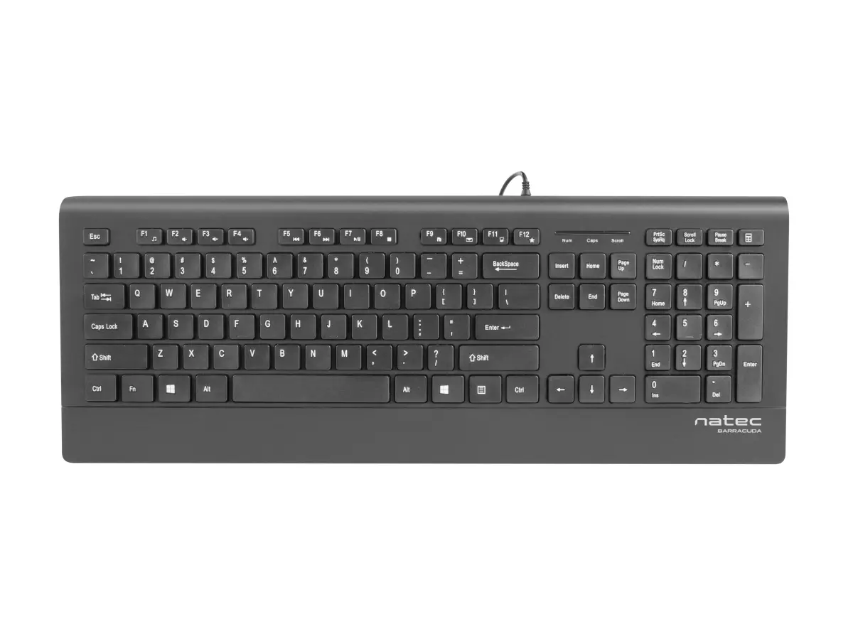 NATEC Barracuda Teclado Universal USB QWERTY Español Negro