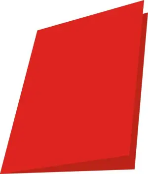 Mariola Pack de 50 Subcarpetas de Cartulina 180gr A4 Color Rojo con Ranura para Fastener