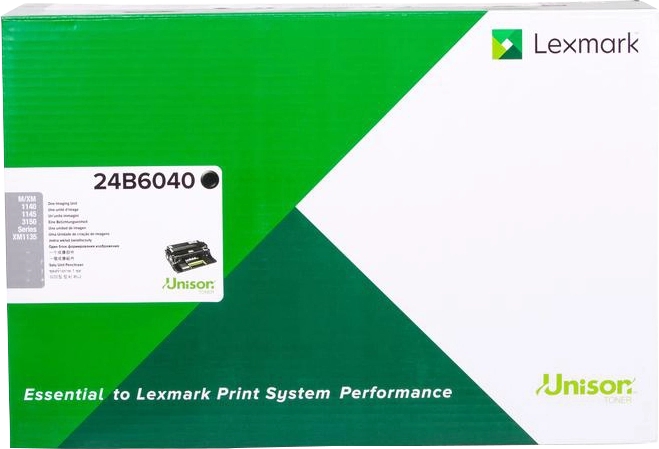 Lexmark M3150/Xm3150/M1145/Xm1145 Negro Tambor De Imagen Original - 24B6040
