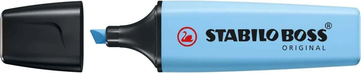 Stabilo Marcador Fluorescente Boss Original Azul Ventoso