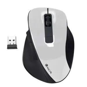 NGS Mouse Inalámbrico Bow Blanco 1200DPI 2.4GHz