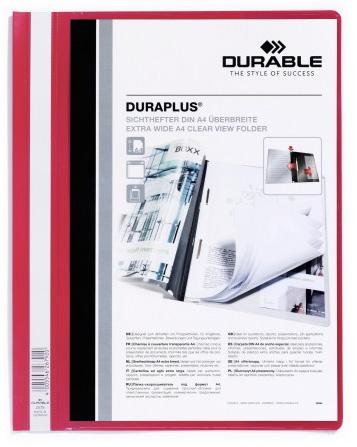 Durable Carpeta De Presentación Dossier Fástener Duraplus A4 Rojo -25 Ud-