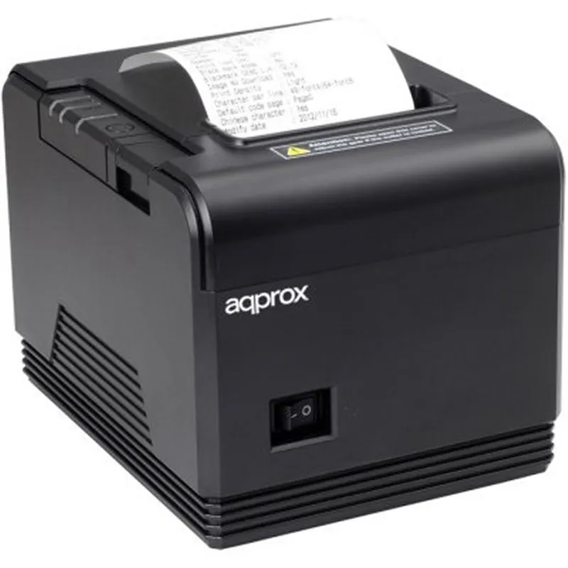 Approx Impresora Térmica de Recibos 203dpi 300mm/s USB RJ-45 RS232 RJ11 Auto-Corte