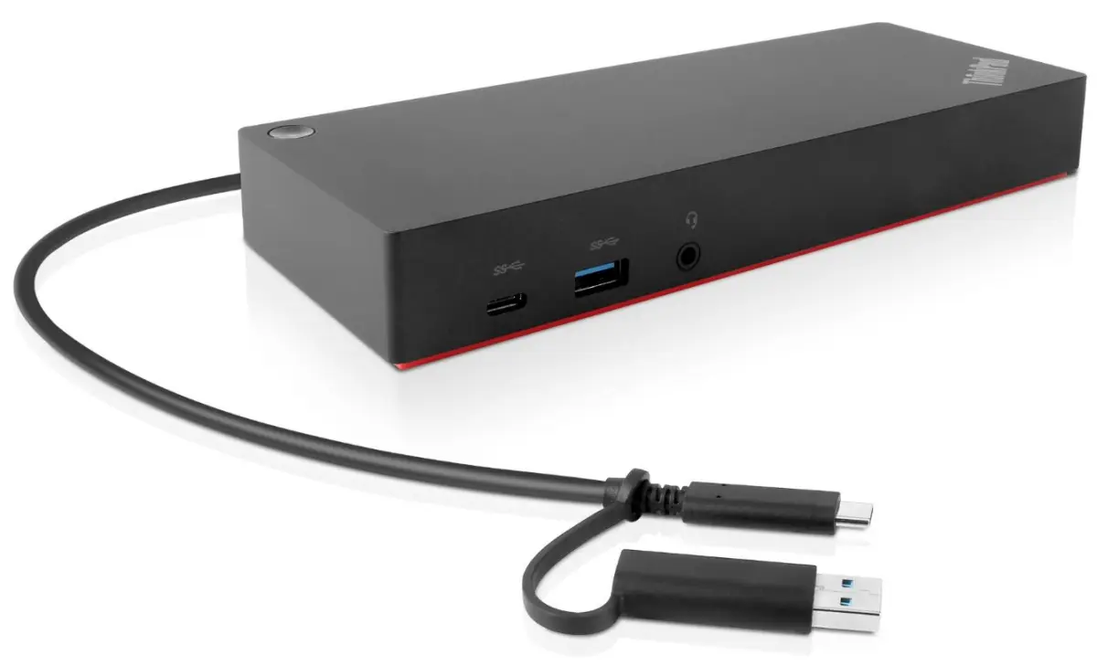 Lenovo Docking USB-C ThinkPad Pro con 2x DisplayPort, 2x HDMI, 1x USB-C y 3x USB-A 3.1