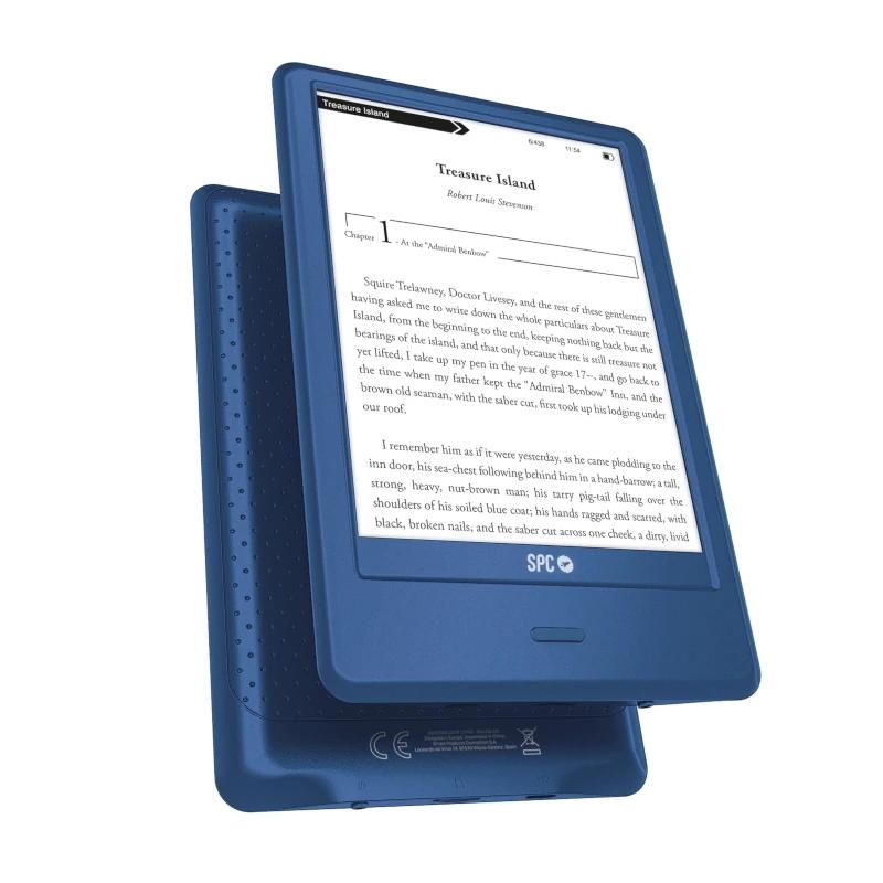 Spc Ebook Dickens Light 2 Pro 6" 8Gb Usb-C Azul