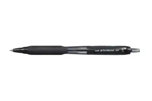 Uni-ball JetStream 101 Bolígrafo Tinta 0.7mm Secado Instantáneo Grip Goma Negro