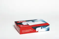APLI TARJETA DE IDENTIFICACIÓN HORIZONTAL PLASTICO 90X56 MM CON PINZA -25U-