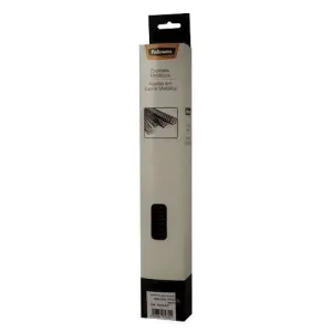 Fellowes Pack de 100 Espirales Metálicas 14mm para Hasta 100 Páginas Color Negro