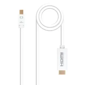 Nanocable Mini DP a HDMI 2 M Blanco