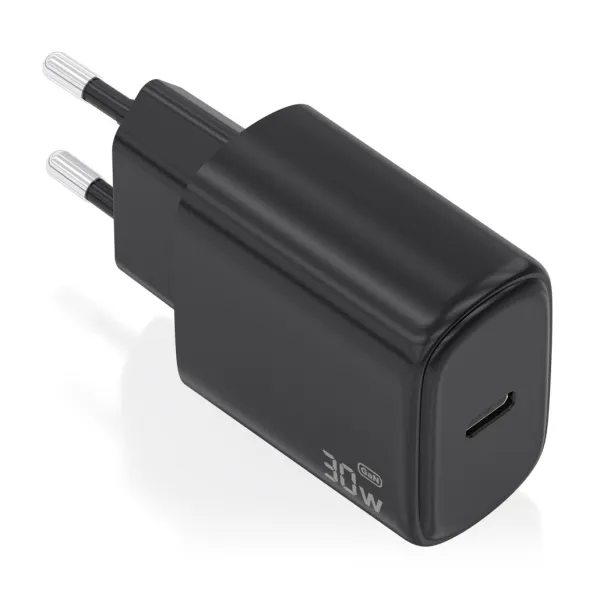 Aisens Cargador Gan 30W - 1Xusb-C Pd3.0 - Tecnologia Ai - Color Negro