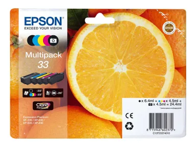 Epson T3337 Pack de 5 Cartuchos de Tinta Originales
