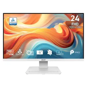 MSI MP241W E14V Monitor 23.8" 144Hz HDMI DP bl