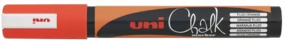 Uni-ball PWE-5M Marcador de Tiza Líquida Naranja Punta Cónica 1.8-2.5mm Borrado en Húmedo Resistente a la Lluvia