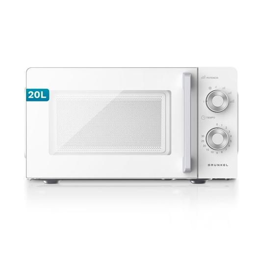Grunkel Microondas Sin Grill 700W 20L Blanco