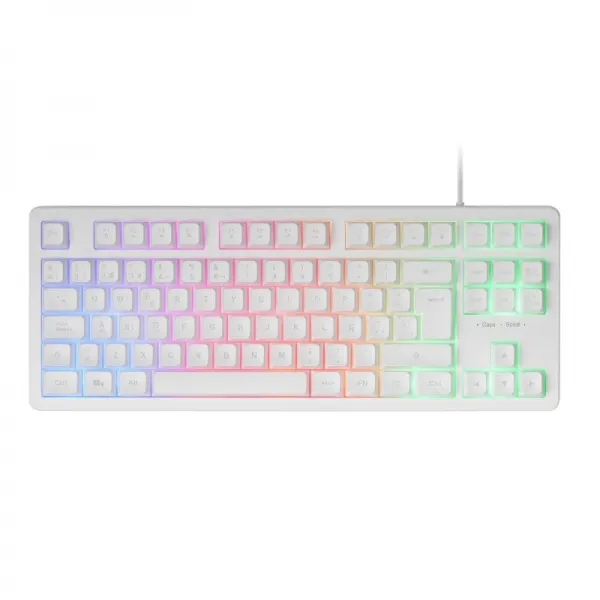 Mars Gaming MK023 Teclado H-Mech TKL RGB Blanco