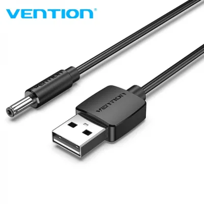 Vention Cable Conversor USB Macho a DC 3.5mm Macho 0.5m Negro