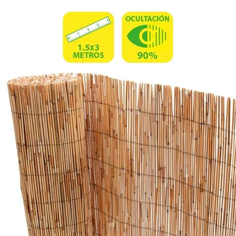 SunGarden Cañizo Natural Entero 1.5x3m Color Marrón