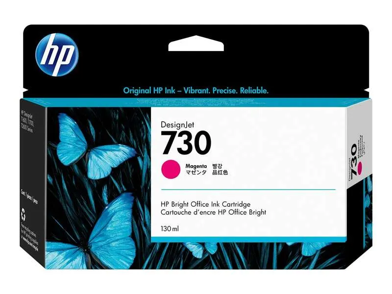 HP Tinta Magenta Nº 730 para DesignJet T1700 Series