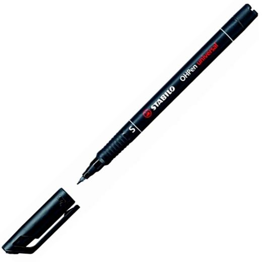 Stabilo Marcador Permanente Ohpen Universal S Punta Super Fina 0.4Mm Negro