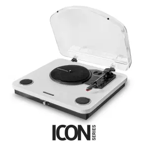 Energy Sistem Tocadiscos Bluetooth Whitespin 10W Auto-Stop USB/RCA 33/45/78 RPM Blanco