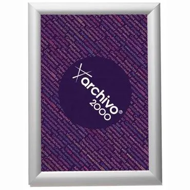 Archivo 2000 Expositor Mural Snap Frame DIN A4 Vertical/Horizontales 10X240X330 mm Plata
