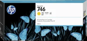 HP 746 Amarillo Cartucho de Tinta Original para Impresoras