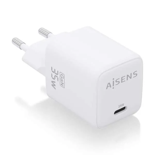 Aisens Cargador Gan 35W - 1Xusb-C Pd3.0 Qc4.0 - Color Blanco
