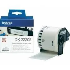 Brother Cinta Continua Papel Térmico Adhesivo Blanco 62mm x 30,48m