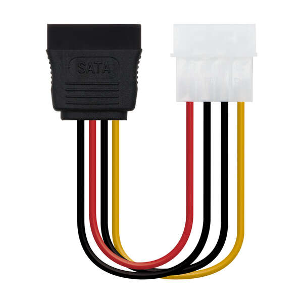 Nanocable Cable Sata Alimentacion 5.25" Molex 4Pin Macho A Sata Hembra Oem 0.16M