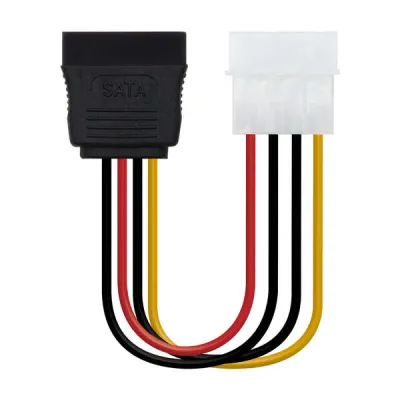 Nanocable Cable SATA Molex M-SATA/H 16cm